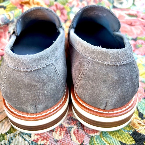 Kenneth Cole Reaction Klay Flex Penny Gray Suede Men's Loafers NWOT - Picture 6 of 9